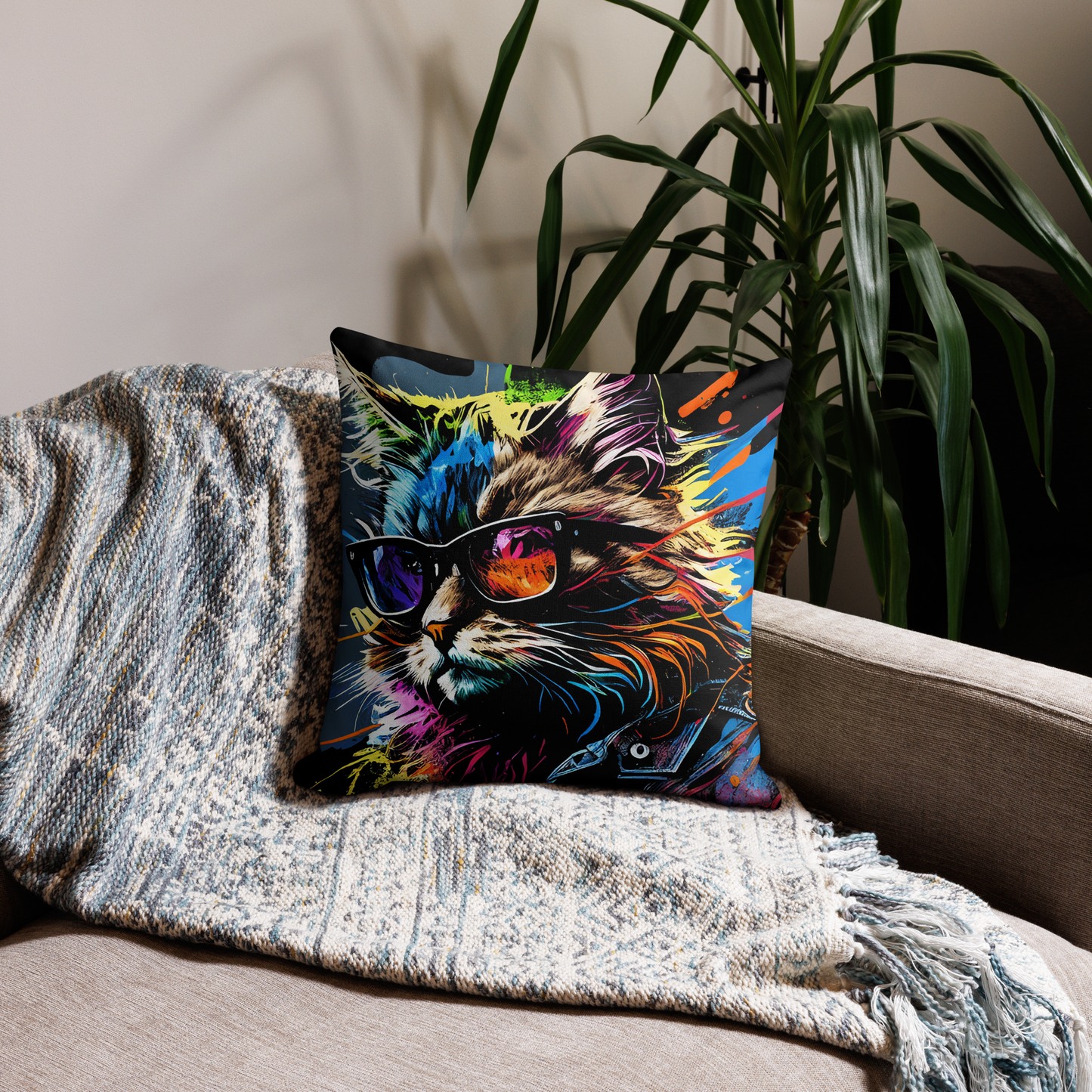 RebelCats Premium Pillow Leo