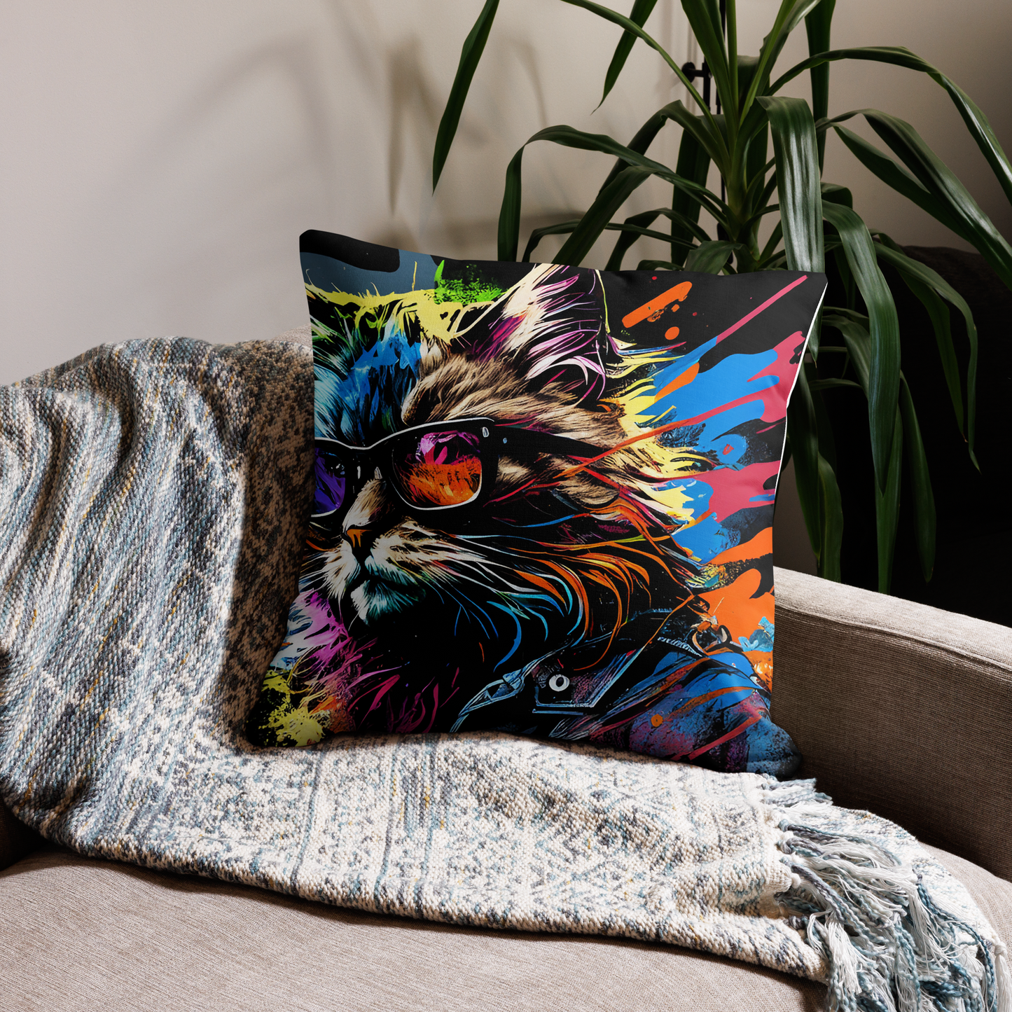 RebelCats Premium Pillow Leo