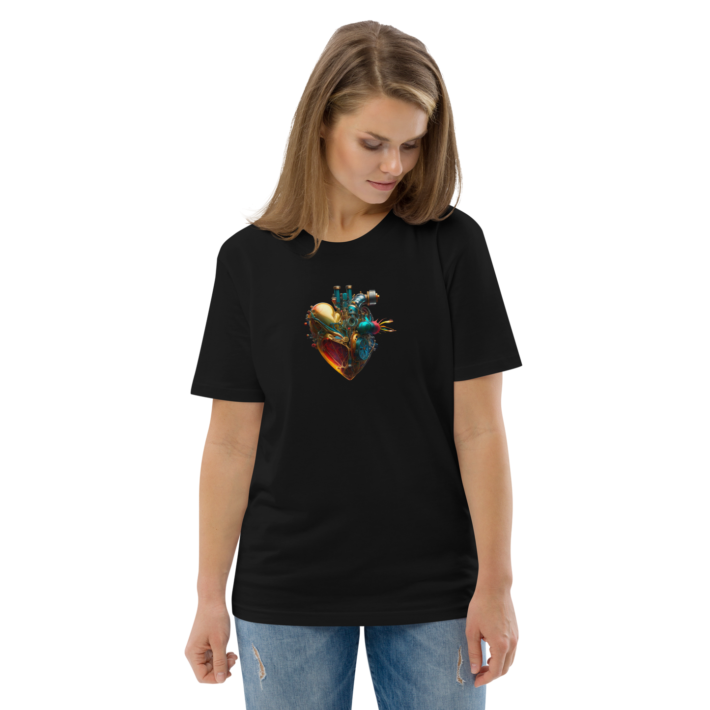 Unisex organic cotton t-shirt Heart&Soul Rocket