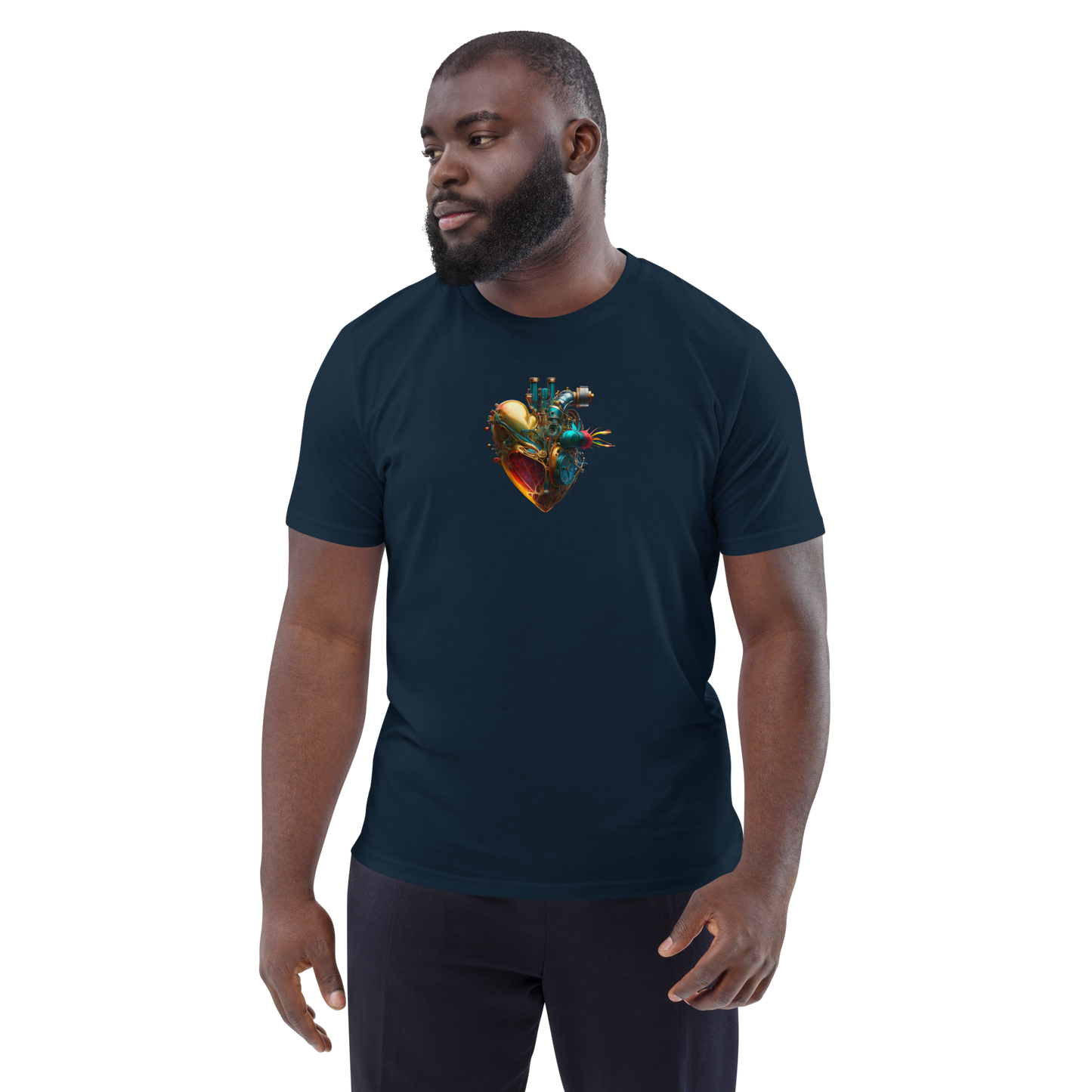 Unisex organic cotton t-shirt Heart&Soul Rocket